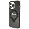 Guess GUHMP13XHRSGSK iPhone 13 Pro Max 6.7 czarny/black hardcase Ring Stand Script Glitter MagSafe